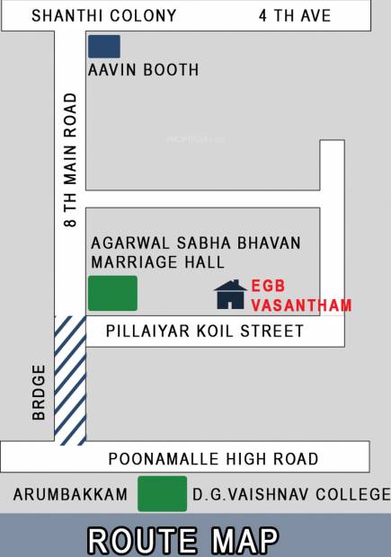 Images for Location Plan of EGB Builders Vasantham