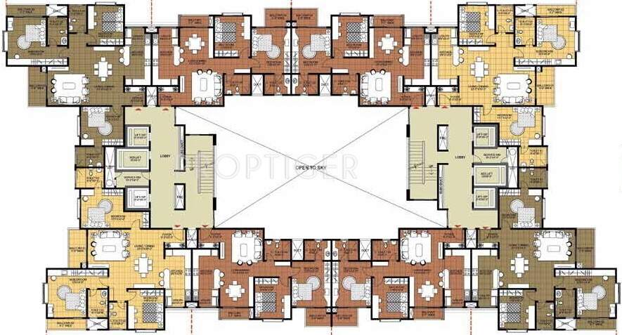  greenage Images for Cluster Plan of Salarpuria Sattva Greenage
