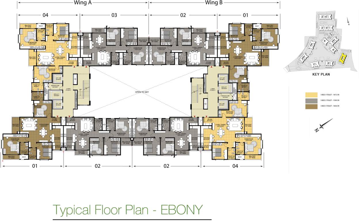  greenage Images for Cluster Plan of Salarpuria Sattva Greenage
