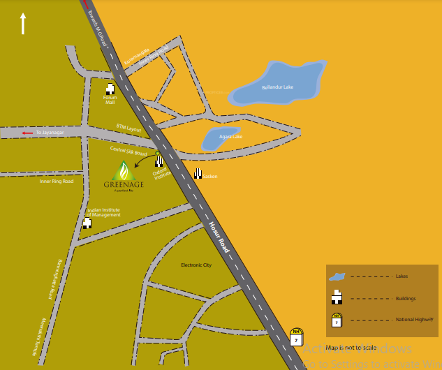  sattva greenage  Location Plan