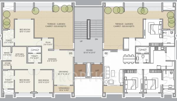 Images for Cluster Plan of Radhe Radiance Residency