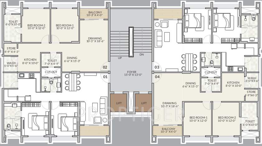 Images for Cluster Plan of Radhe Radiance Residency