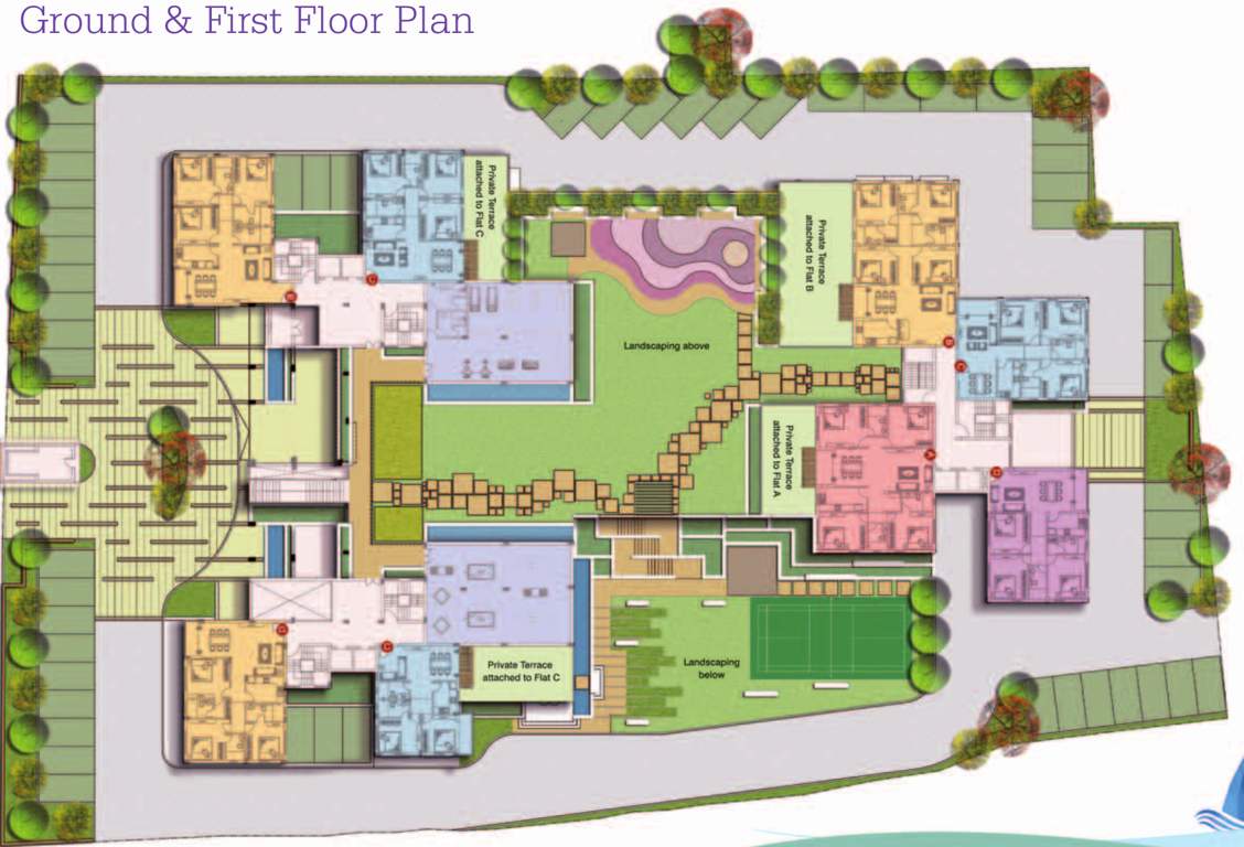  clubtown riverdale Images for Cluster Plan of Space Clubtown Riverdale