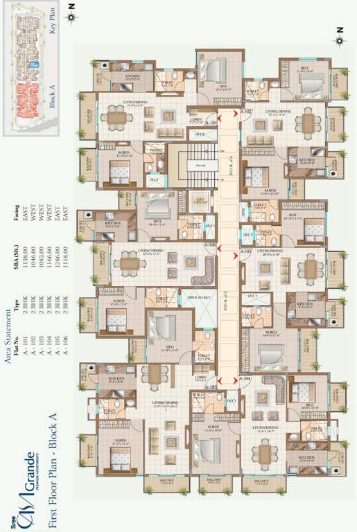Images for Cluster Plan of Sree Properties Casa Grande