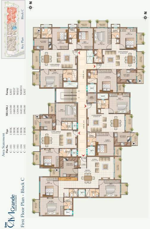 Images for Cluster Plan of Sree Properties Casa Grande