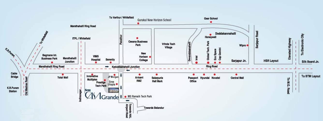 Images for Location Plan of Sree Properties Casa Grande