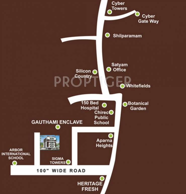 Images for Location Plan of Gauthami Seetha Heaven