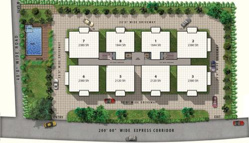 heights Images for Layout Plan of Aditya Heights