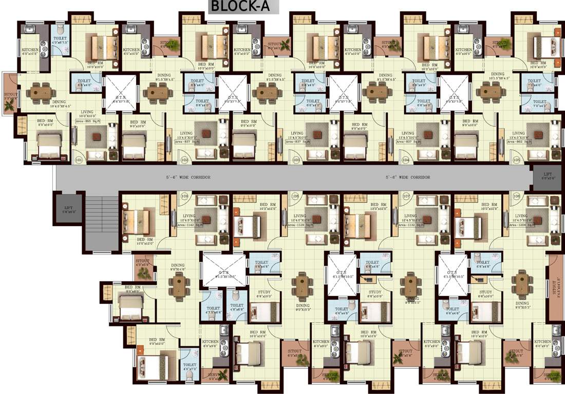  century court Images for Cluster Plan of Vijay Raja Century Court