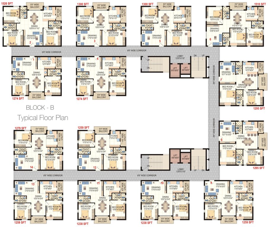 Images for Cluster Plan of Sri Aditya Wiiz Lagoon