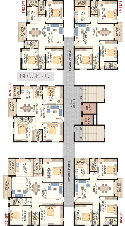 Images for Cluster Plan of Sri Aditya Wiiz Lagoon