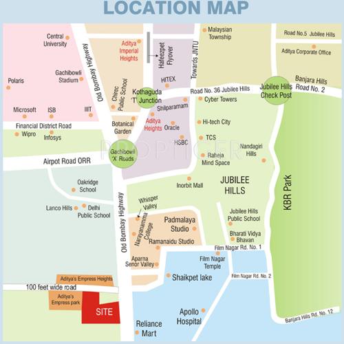  empress-heights Images for Location Plan of Aditya Empress Heights