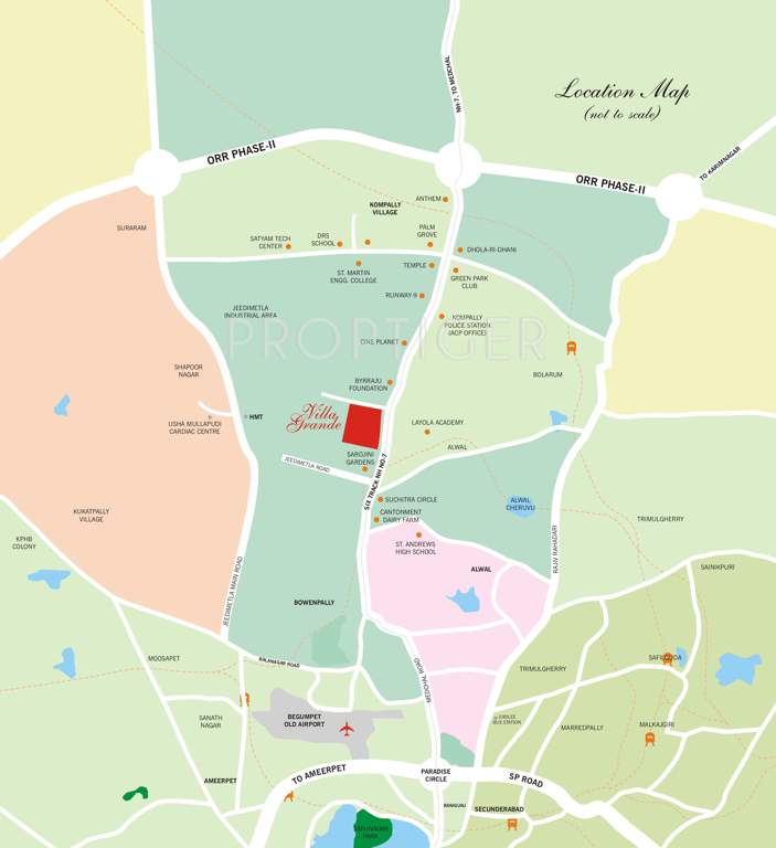  villa grande Images for Location Plan of Aditya Villa Grande