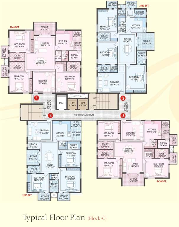  ocean heights Images for Cluster Plan of Aditya Ocean Heights
