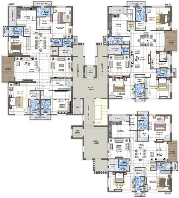  sumanjali Images for Cluster Plan of Trend Sumanjali