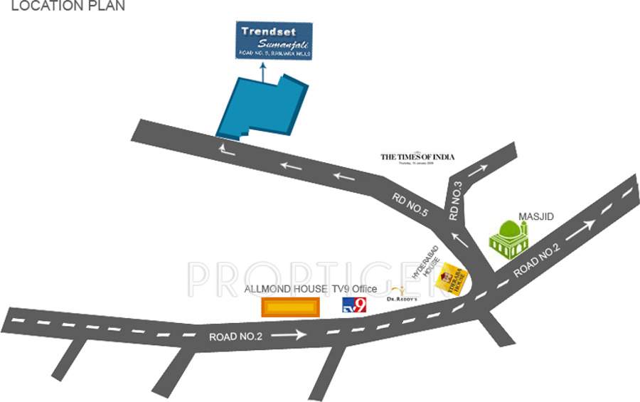  sumanjali Images for Location Plan of Trend Sumanjali