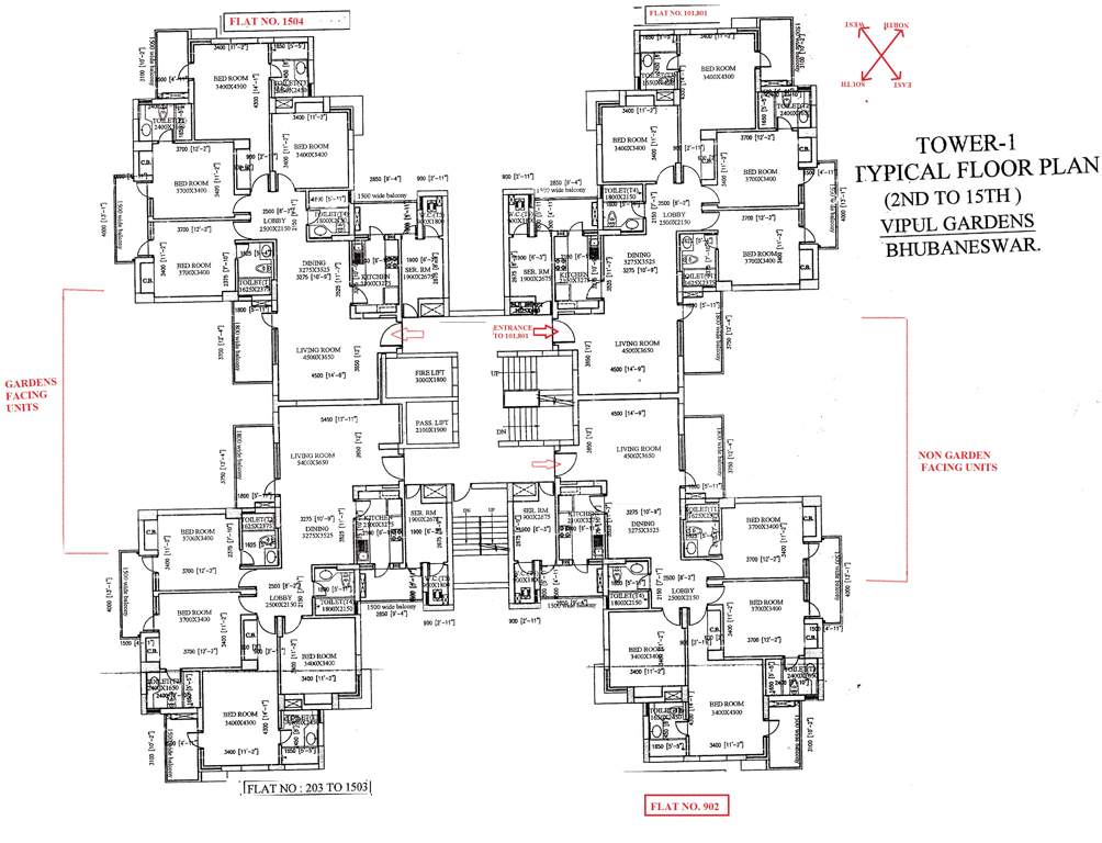 Images for Cluster Plan of Vipul Gardens
