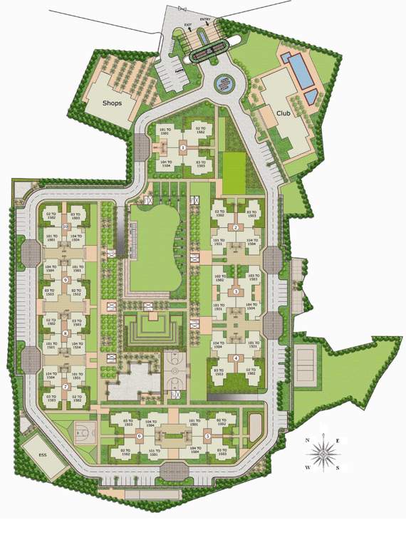  gardens Images for Layout Plan of Vipul Gardens