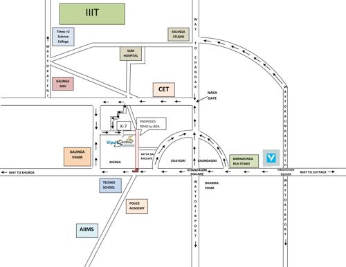  gardens Images for Location Plan of Vipul Gardens