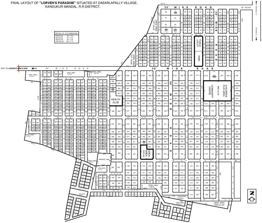 Images for Layout Plan of Vasundhara Lorvens Paradise