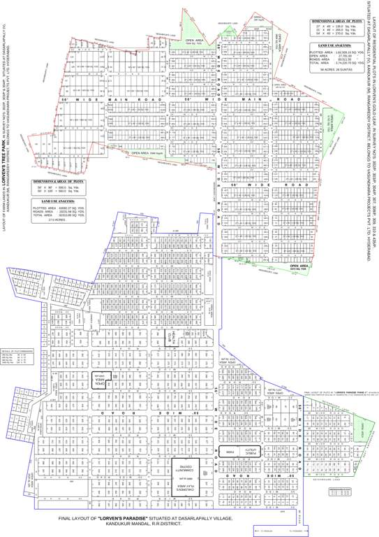 Images for Master Plan of Vasundhara Lorvens Paradise