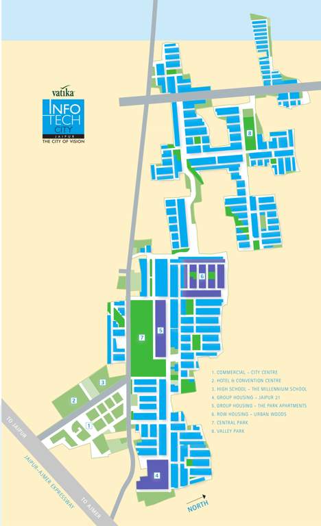  the park Images for Location Plan of Vatika The Park