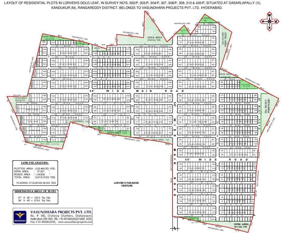 Images for Layout Plan of Vasundhara Lorvens Gold Leaf