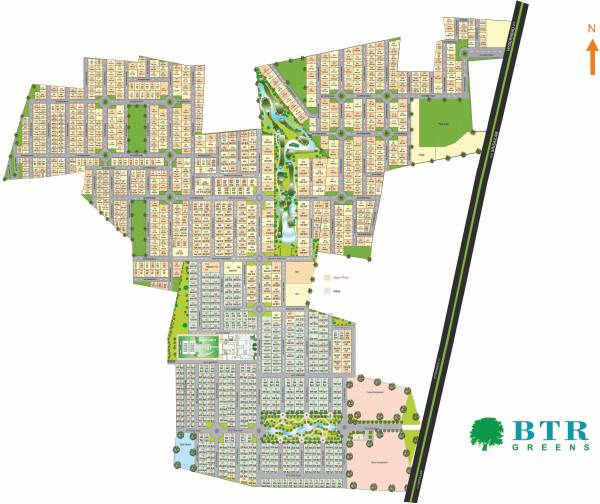 Layout Plan golf-villa-plots Layout Plan