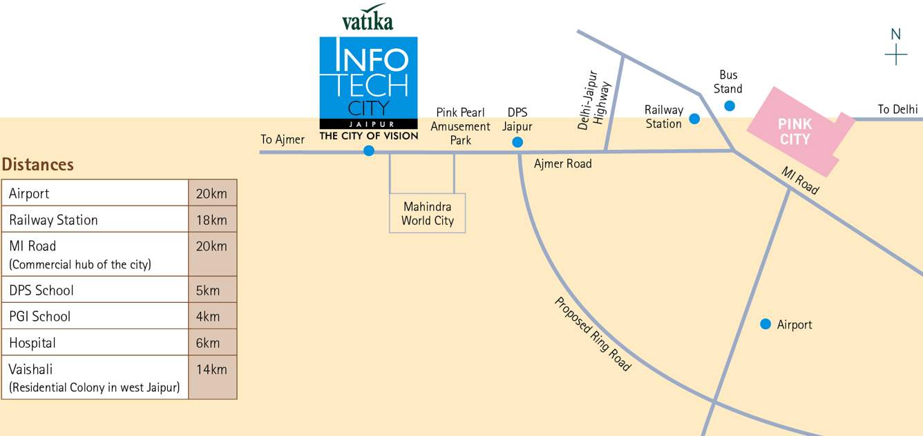 urban woods Images for Location Plan of Vatika Urban Woods