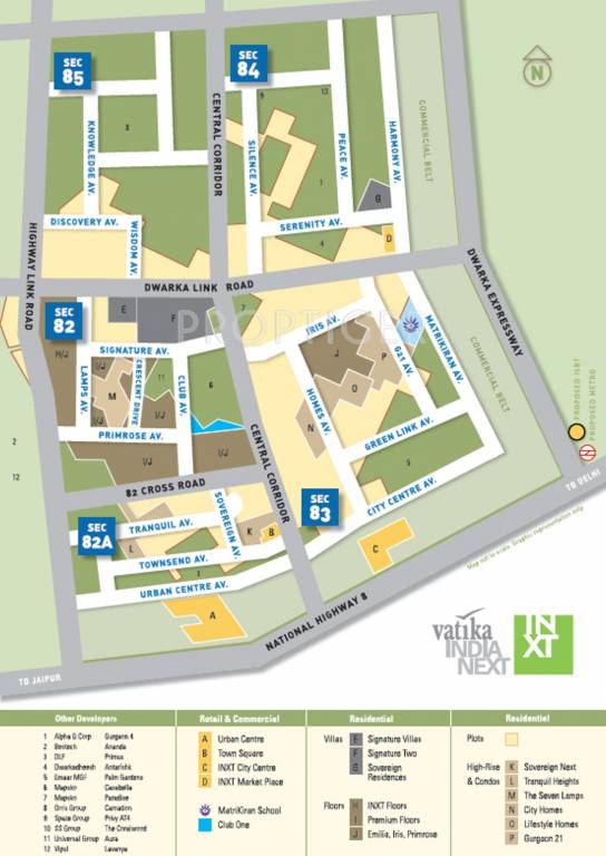 Images for Location Plan of Vatika Plots Vatika India Next