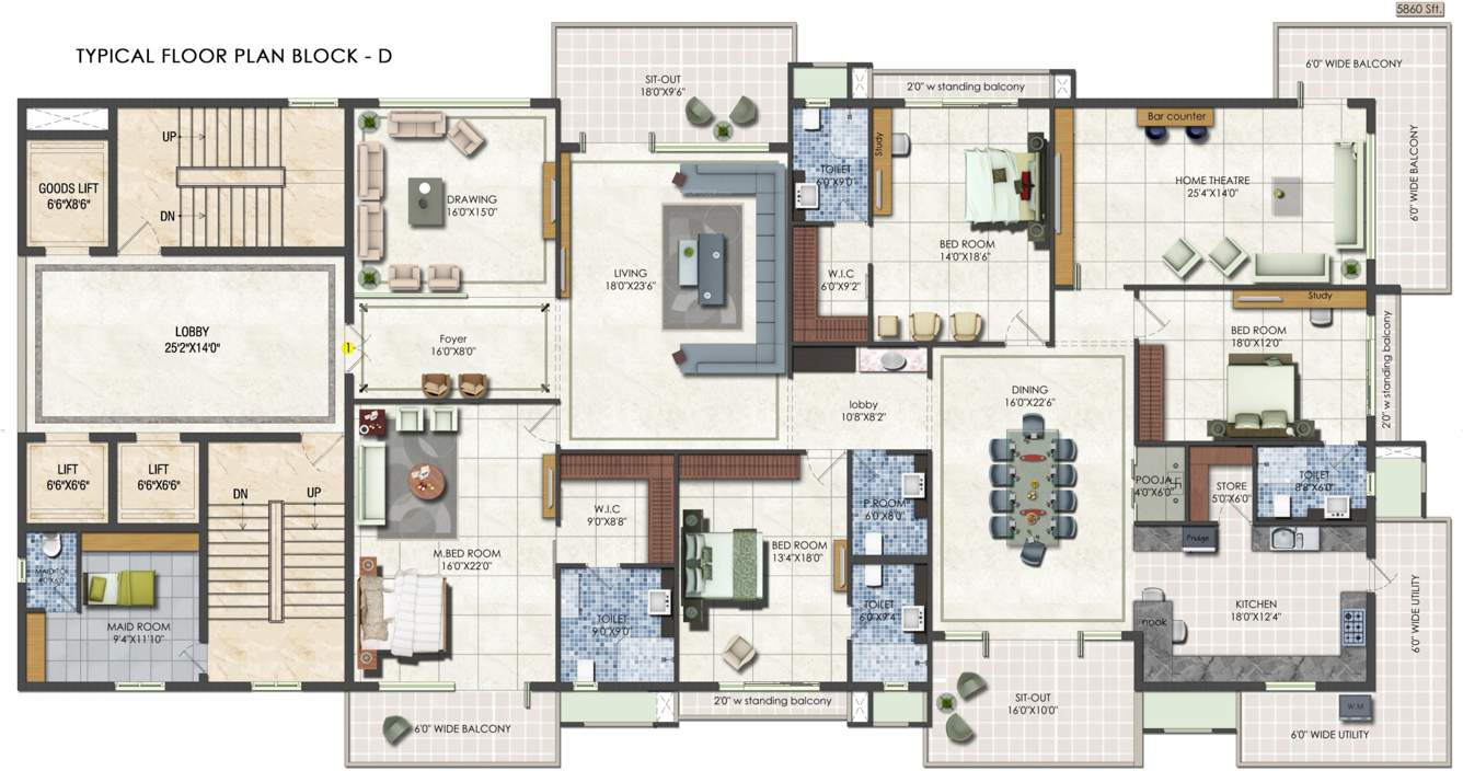  fortune prime Images for Cluster Plan of DSR Fortune Prime