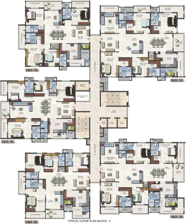  fortune prime Images for Cluster Plan of DSR Fortune Prime