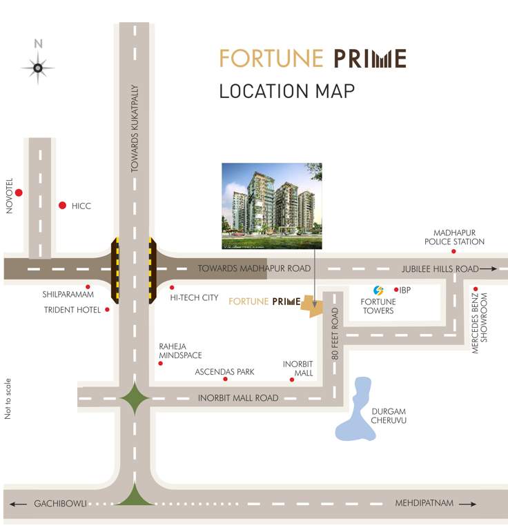  fortune prime Images for Location Plan of DSR Fortune Prime