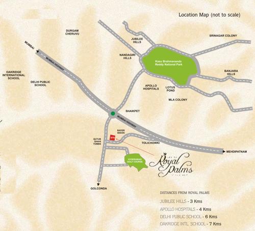  royal-palms Images for Location Plan of Sri Aditya Royal Palms