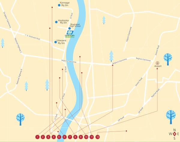  ganga-greens Location Plan