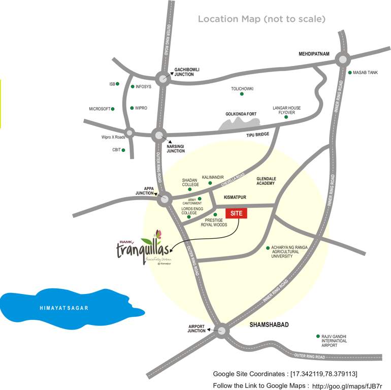  tranquillas Images for Location Plan of Ramky Tranquillas