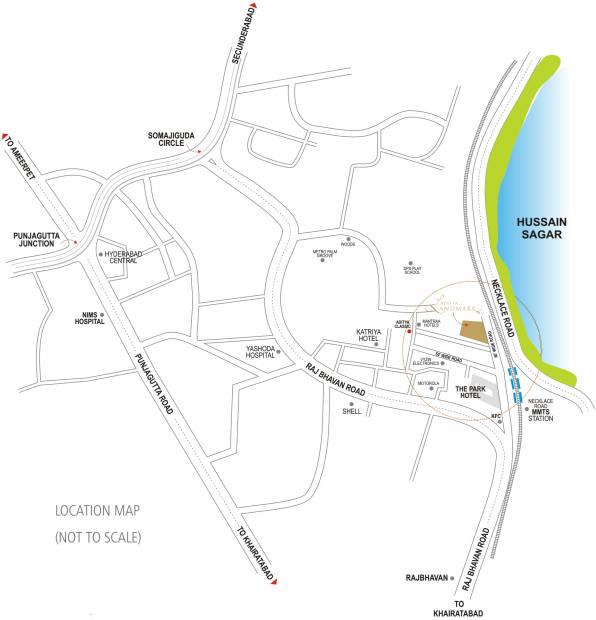  landmark Images for Location Plan of Sri Aditya Landmark