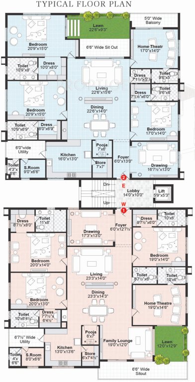  avalon Images for Cluster Plan of Sri Aditya Avalon