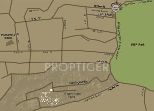  avalon Images for Location Plan of Sri Aditya Avalon