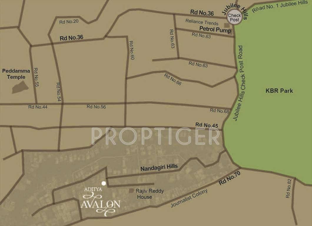  avalon Images for Location Plan of Sri Aditya Avalon