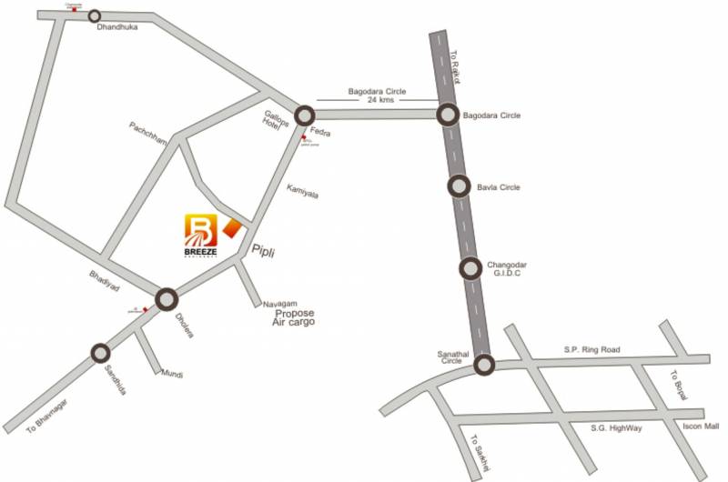 Images for Location Plan of Samyak Breeze Residency