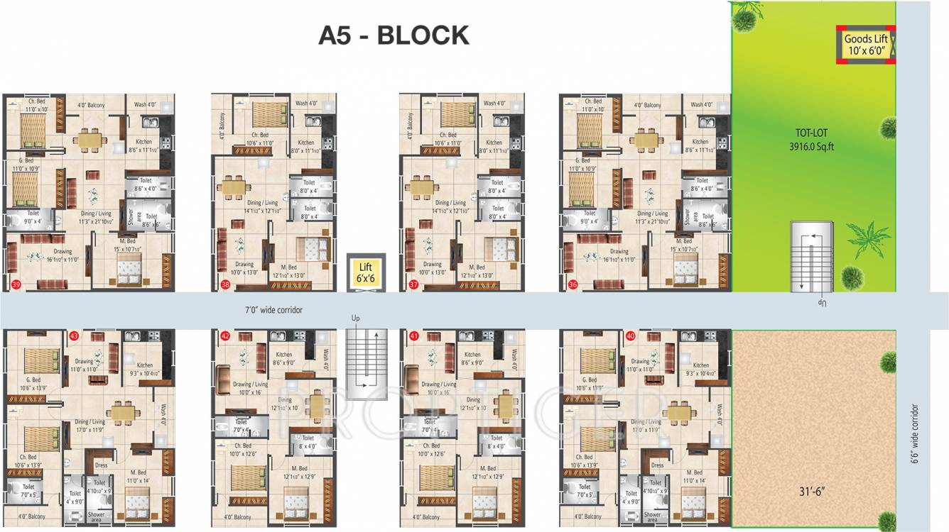 Images for Cluster Plan of Sai Raghavendra Panchajanya