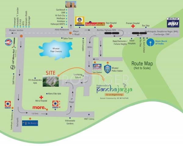 Images for Location Plan of Sai Raghavendra Panchajanya