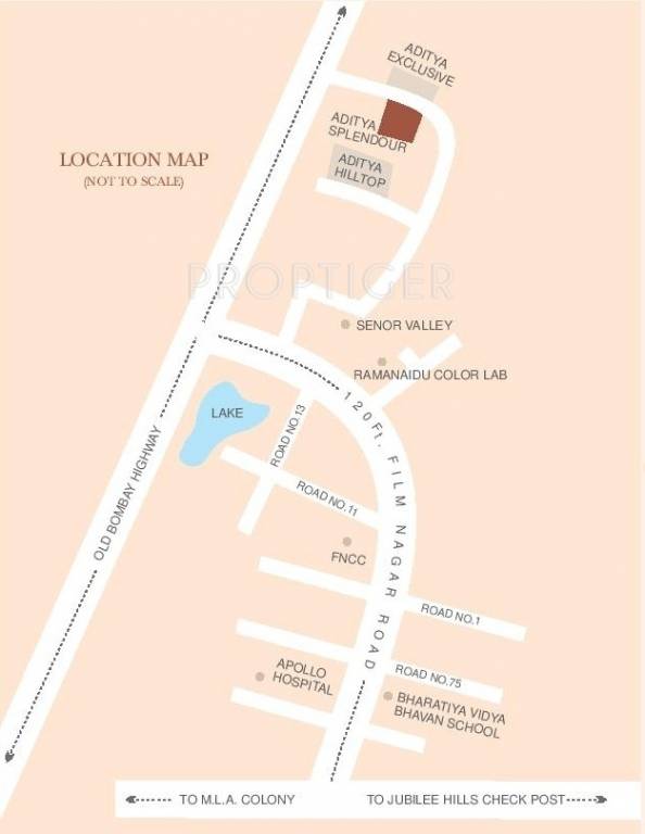 Images for Location Plan of Sri Aditya Splendour