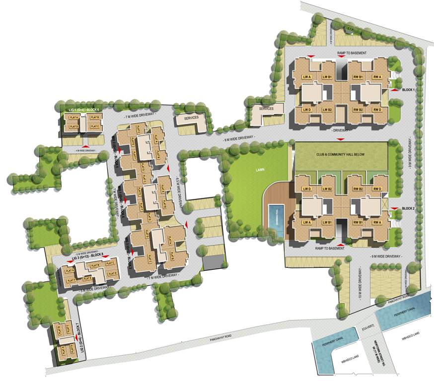 Images for Master Plan of Shrachi Greenwood Nest