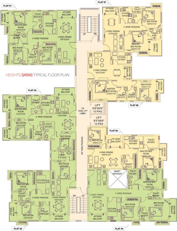 aangan Images for Cluster Plan of Siddha Aangan