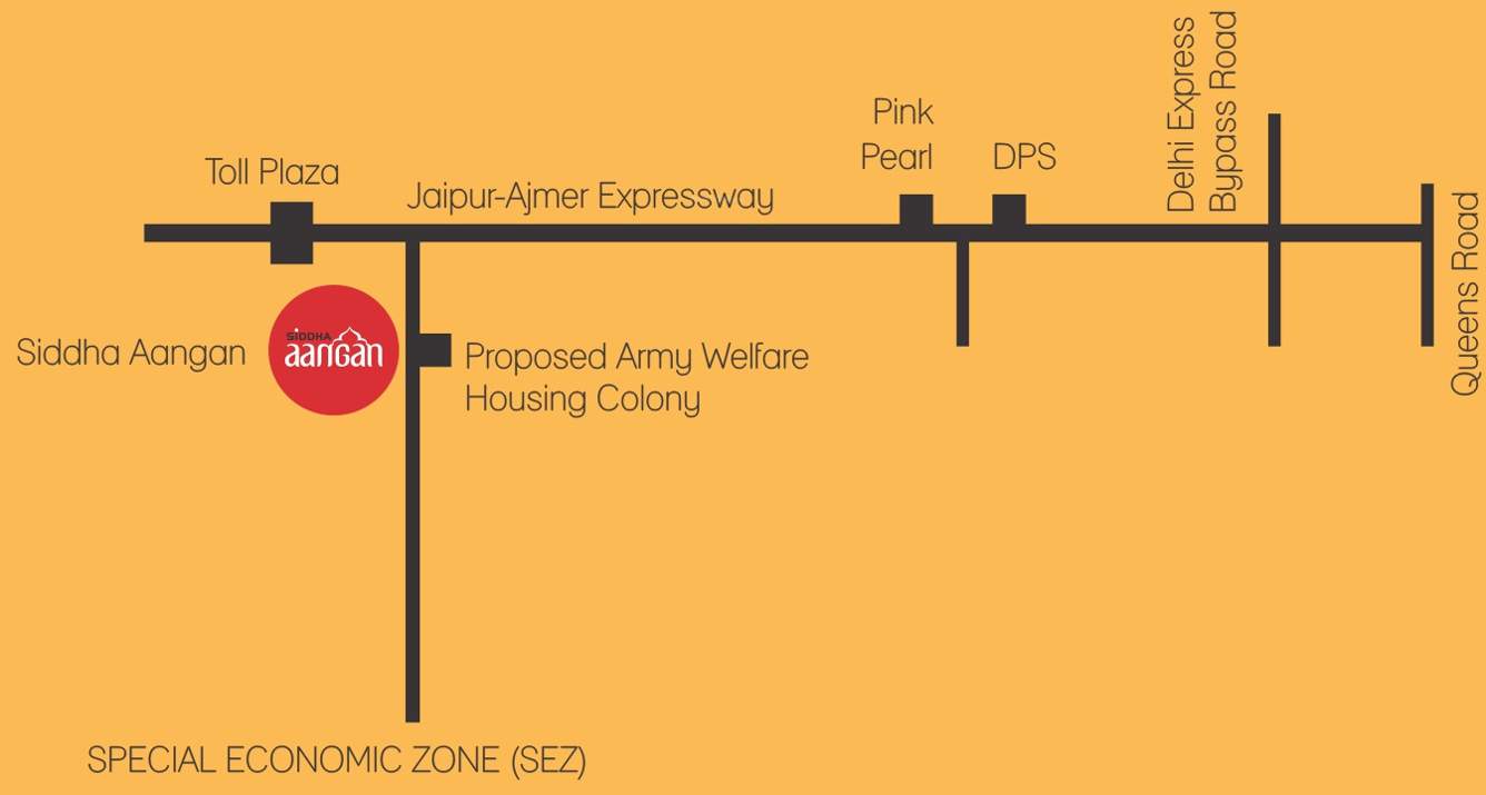 aangan Images for Location Plan of Siddha Aangan