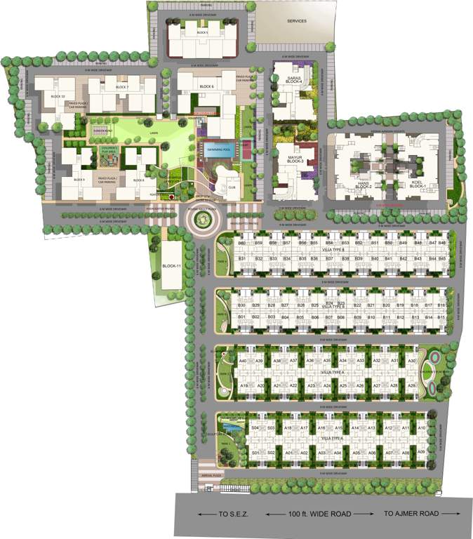 aangan Images for Master Plan of Siddha Aangan