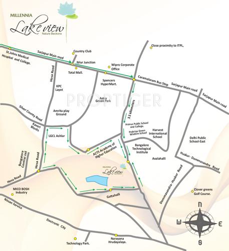 Images for Location Plan of Millennia Lake View lake-view Images for Location Plan of Millennia Lake View