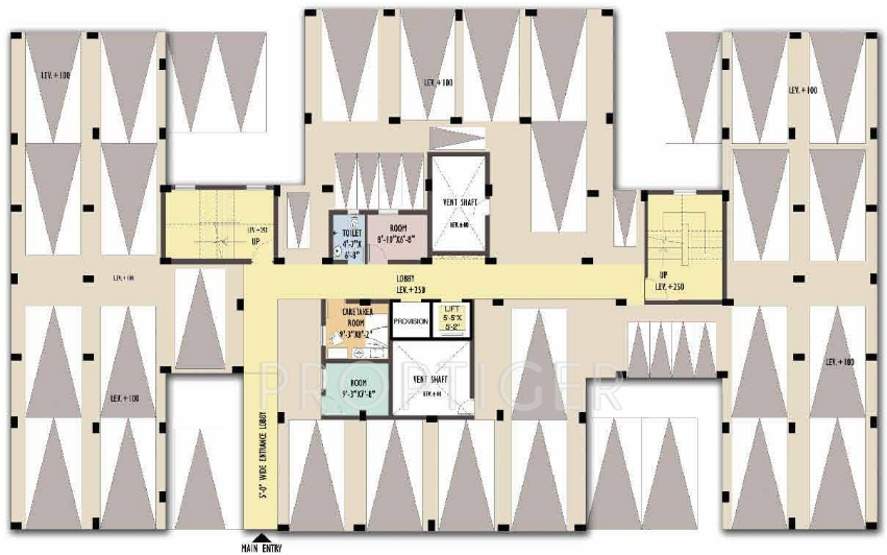  greenview Images for Cluster Plan of Shrachi Green View